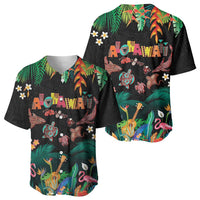 Hawaiian Alohawaii Baseball Jersey Tribal Sea Animals Tattoo and Tropical Plants LT03 - Polynesian Pride