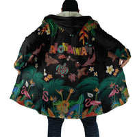 Hawaiian Alohawaii Cloak Tribal Sea Animals Tattoo and Tropical Plants LT03 - Polynesian Pride