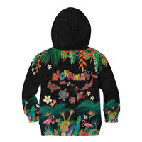 Hawaiian Alohawaii Kid Hoodie Tribal Sea Animals Tattoo and Tropical Plants LT03 - Polynesian Pride