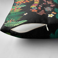 Hawaiian Alohawaii Pillow Cover Tribal Sea Animals Tattoo and Tropical Plants LT03 - Polynesian Pride