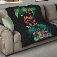 Hawaiian Alohawaii Quilt Tribal Sea Animals Tattoo and Tropical Plants LT03 - Polynesian Pride