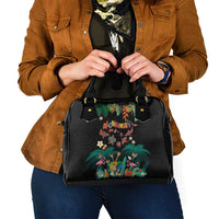 Hawaiian Alohawaii Shoulder Handbag Tribal Sea Animals Tattoo and Tropical Plants LT03 - Polynesian Pride
