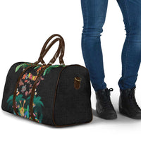 Hawaiian Alohawaii Travel Bag Tribal Sea Animals Tattoo and Tropical Plants LT03 - Polynesian Pride