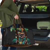 Hawaiian Alohawaii Travel Bag Tribal Sea Animals Tattoo and Tropical Plants LT03 - Polynesian Pride