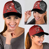 Aotearoa Toitu Te Tiriti Classic Cap Taniwha Tribal Motifs LT03 - Polynesian Pride