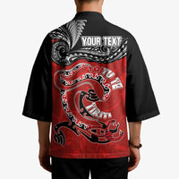 Personalised Aotearoa Toitu Te Tiriti Kimono Taniwha Tribal Motifs LT03 - Polynesian Pride