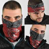 Aotearoa Toitu Te Tiriti Neck Gaiter Taniwha Tribal Motifs