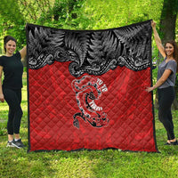 Aotearoa Toitu Te Tiriti Quilt Taniwha Tribal Motifs LT03 - Polynesian Pride
