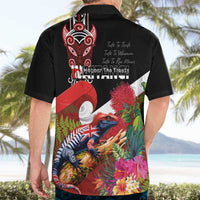 Aotearoa Toitu Te Tiriti Hawaiian Shirt Waitangi-Honour The Treaty NZ Tuatara and Plants LT03 - Polynesian Pride