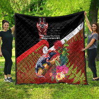 Aotearoa Toitu Te Tiriti Quilt Waitangi-Honour The Treaty NZ Tuatara and Plants LT03 - Polynesian Pride