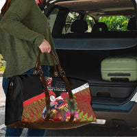 Aotearoa Toitu Te Tiriti Travel Bag Waitangi-Honour The Treaty NZ Tuatara and Plants LT03 - Polynesian Pride