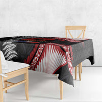 Tonga and New Zealand ANZAC Day Tablecloth Gallipoli Lest We Forget Ngatu Art Tribal and Maori Tattoo with Fern LT03 - Polynesian Pride