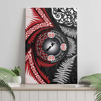 Tonga and New Zealand Together Canvas Wall Art Ngatu Art Tribal Maori Tattoo and Silver Fern LT03 - Polynesian Pride