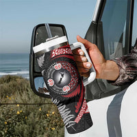 Tonga and New Zealand Together Tumbler With Handle Ngatu Art Tribal-Maori Tattoo and Silver Fern LT03 - Polynesian Pride
