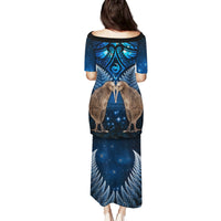 New Zealand Maori Matariki Family Matching Puletasi and Hawaiian Shirt Hongi Kiwi Bird and Silver Fern LT03 - Polynesian Pride