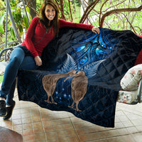New Zealand Maori Matariki Quilt Hongi Kiwi Bird and Silver Fern LT03 - Polynesian Pride