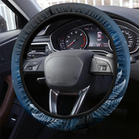 New Zealand Maori Matariki Steering Wheel Cover Hongi Kiwi Bird and Silver Fern LT03 - Polynesian Pride