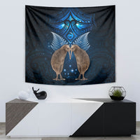 New Zealand Maori Matariki Tapestry Hongi Kiwi Bird and Silver Fern LT03 - Polynesian Pride
