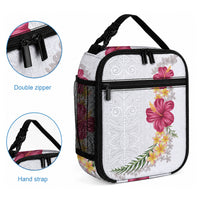 Hawaiian Plumeria and Hibiscus Lunch Bag