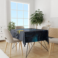 New Zealand Tui Bird Matariki Tablecloth Galaxy Fern With Maori Pattern LT03 - Polynesian Pride