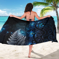 New Zealand Matariki Sarong The Tribal Maori Face and Silver Fern LT03 - Polynesian Pride