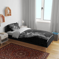 Hawaiian Kakau Tribal Sea Animals Tattoos Bedding Set Black Color LT03 - Polynesian Pride