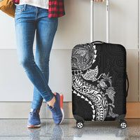 Hawaiian Kakau Tribal Sea Animals Tattoos Luggage Cover Black Color LT03 - Polynesian Pride