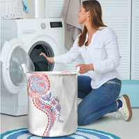 Hawaiian Kakau Tribal Sea Animals Tattoos Laundry Basket Hawaii Flag Color Inspired LT03 - Polynesian Pride