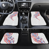 Hawaiian Kakau Tribal Sea Animals Tattoos Car Mats Hawaii Flag Color Inspired LT03 Set 4pcs Multicolor - Polynesian Pride