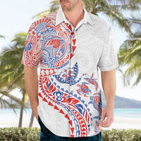 Hawaiian Kakau Tribal Sea Animals Tattoos Hawaiian Shirt Hawaii Flag Color Inspired LT03 - Polynesian Pride