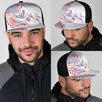 Hawaiian Kakau Tribal Sea Animals Tattoos Mesh Trucker Cap Hawaii Flag Color Inspired LT03 - Polynesian Pride