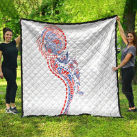 Hawaiian Kakau Tribal Sea Animals Tattoos Quilt Hawaii Flag Color Inspired LT03 - Polynesian Pride