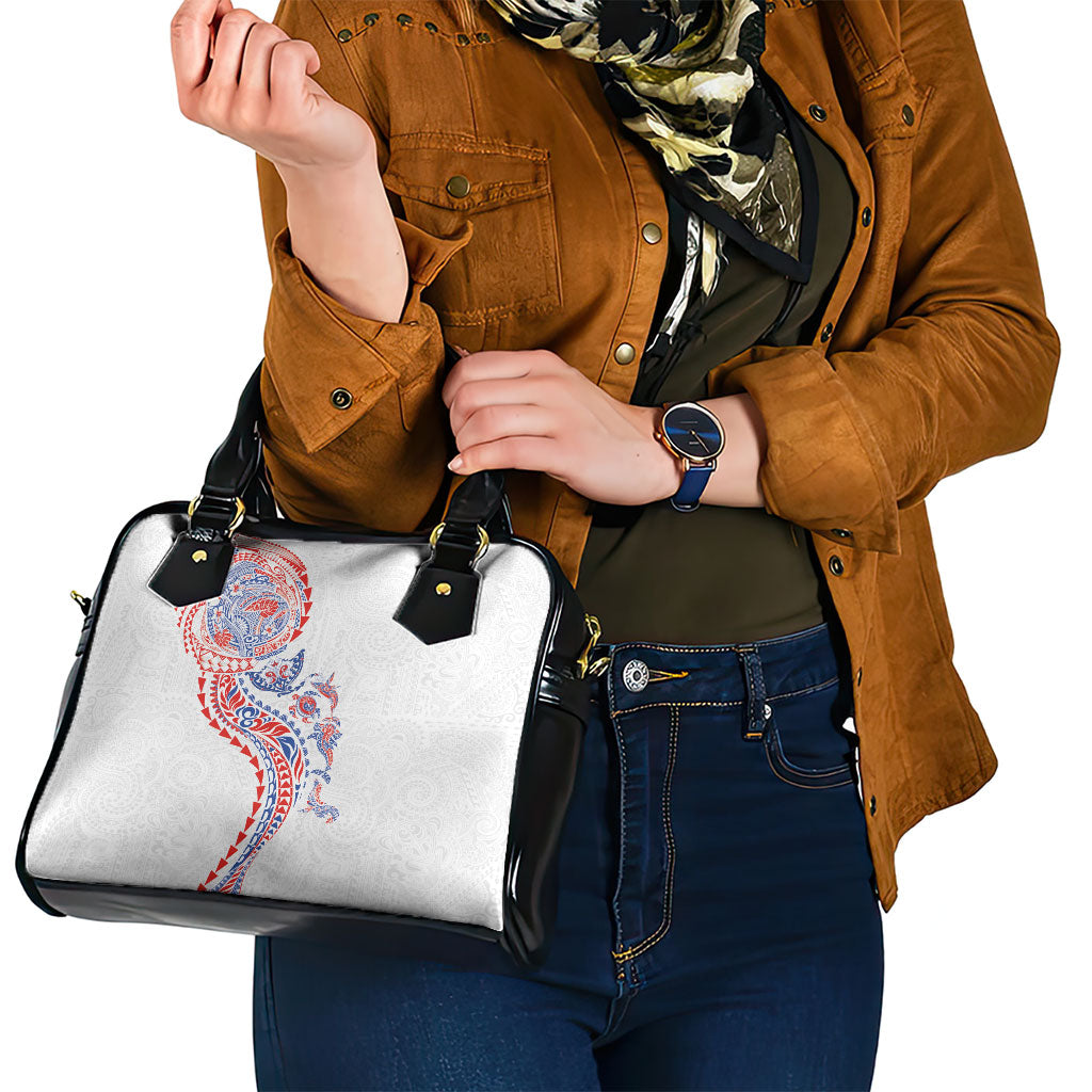 Hawaiian Kakau Tribal Sea Animals Tattoos Shoulder Handbag Hawaii Flag Color Inspired LT03 - Polynesian Pride