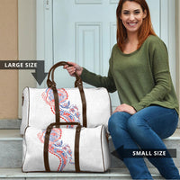 Hawaiian Kakau Tribal Sea Animals Tattoos Travel Bag Hawaii Flag Color Inspired LT03 - Polynesian Pride