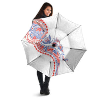 Hawaiian Kakau Tribal Sea Animals Tattoos Umbrella Hawaii Flag Color Inspired LT03 - Polynesian Pride