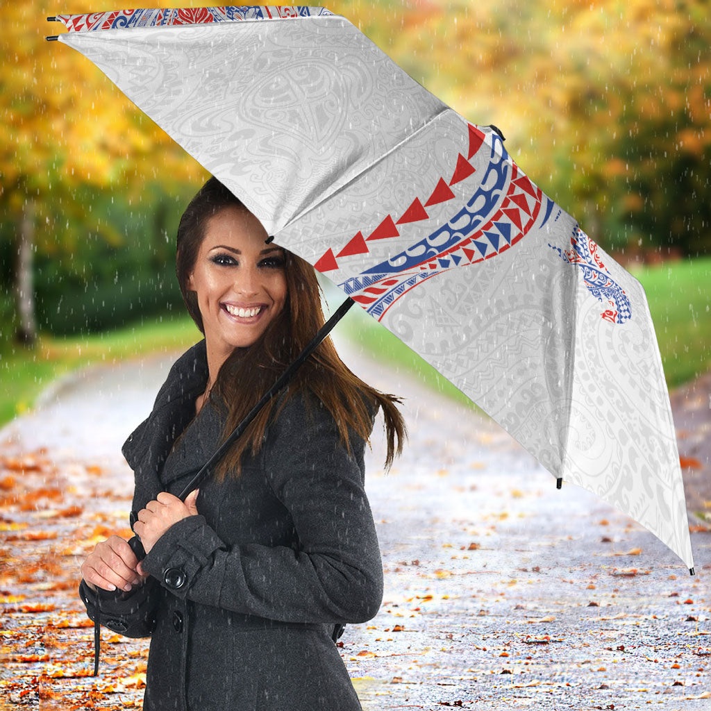 Hawaiian Kakau Tribal Sea Animals Tattoos Umbrella Hawaii Flag Color Inspired LT03 - Polynesian Pride