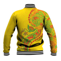Hawaiian Kakau Tribal Sea Animals Tattoos Baseball Jacket Kanaka Maoli Flag Color Inspired LT03 - Polynesian Pride