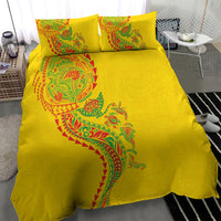 Hawaiian Kakau Tribal Sea Animals Tattoos Bedding Set Kanaka Maoli Flag Color Inspired LT03 - Polynesian Pride