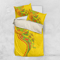 Hawaiian Kakau Tribal Sea Animals Tattoos Bedding Set Kanaka Maoli Flag Color Inspired LT03 US Twin 172cm x 218cm Multicolor - Polynesian Pride