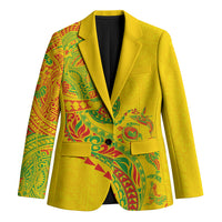 Hawaiian Kakau Tribal Sea Animals Tattoos Blazer Kanaka Maoli Flag Color Inspired LT03 Unisex Multicolor - Polynesian Pride