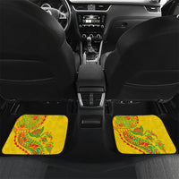 Hawaiian Kakau Tribal Sea Animals Tattoos Car Mats Kanaka Maoli Flag Color Inspired LT03 Set 2pcs - Back Multicolor - Polynesian Pride