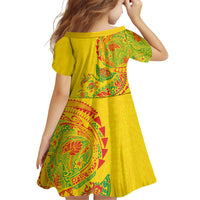 Hawaiian Kakau Tribal Sea Animals Tattoos Family Matching Tank Maxi Dress and Hawaiian Shirt Kanaka Maoli Flag Color Inspired LT03 - Polynesian Pride