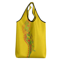 Hawaiian Kakau Tribal Sea Animals Tattoos Grocery Bag Kanaka Maoli Flag Color Inspired LT03 - Polynesian Pride
