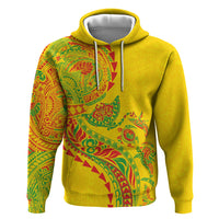 Hawaiian Kakau Tribal Sea Animals Tattoos Hoodie Kanaka Maoli Flag Color Inspired LT03 Pullover Hoodie Multicolor - Polynesian Pride