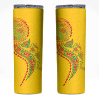 Hawaiian Kakau Tribal Sea Animals Tattoos Skinny Tumbler Kanaka Maoli Flag Color Inspired LT03 Multicolor - Polynesian Pride