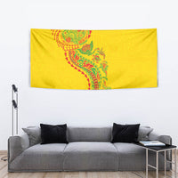 Hawaiian Kakau Tribal Sea Animals Tattoos Tapestry Kanaka Maoli Flag Color Inspired LT03 - Polynesian Pride