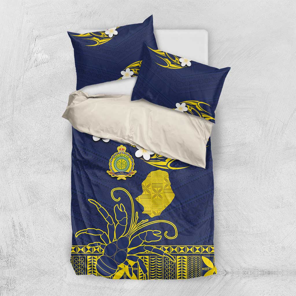 Niue Independence Day Bedding Set Hiapo Pattern Fiti Pua and Uga LT03 US Twin 172cm x 218cm Yellow - Polynesian Pride