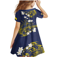 Niue Independence Day Family Matching Mermaid Dress and Hawaiian Shirt Hiapo Pattern Fiti Pua and Uga LT03 - Polynesian Pride