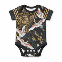 Hawaii and Japanese Together Baby Onesie