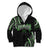 Traditional Art Hawaiian Kakau Tattoos Kid Hoodie Green Color - Polynesian Pride
